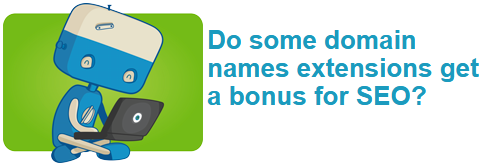 Do some domain names extensions get a bonus for SEO?