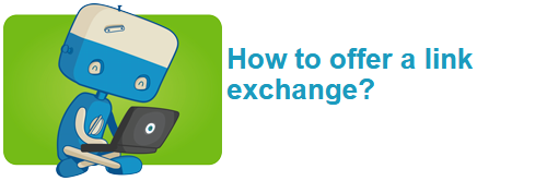 How to offer a link exchange?